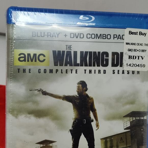 Walking Dead Season 3 Blu ray DVD Combo NEW Sealed - Picture 4 of 11